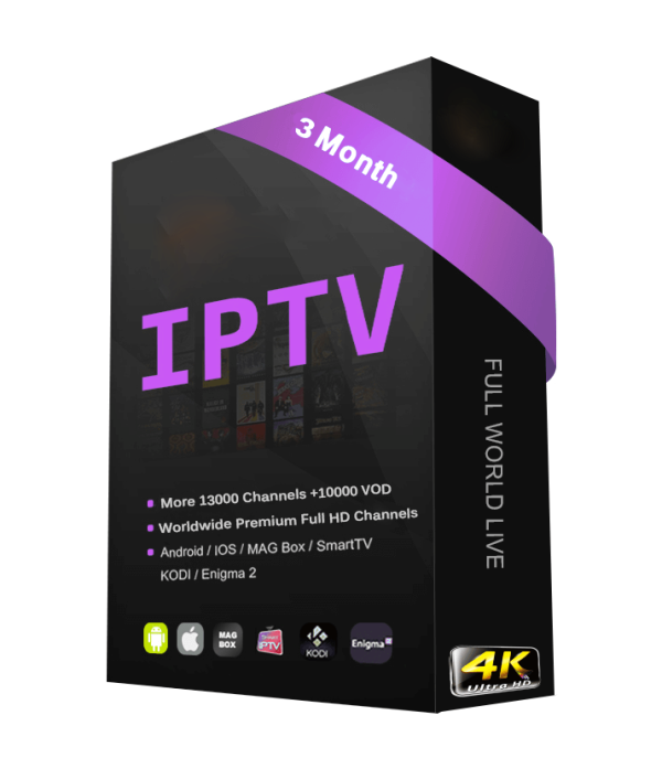 3 Month Apollo IPTV 1 Device 1 Connection